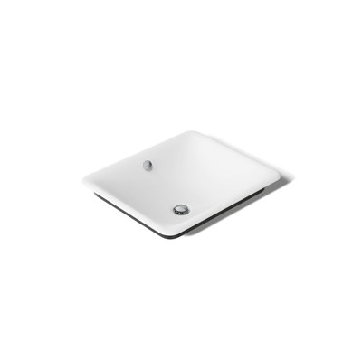 Iron Plains 6.3" Tall Metal Rectangular Bathroom Sink with Overflow