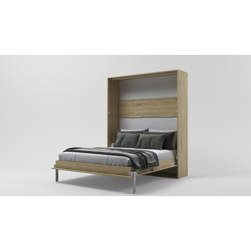 Rechell Murphy Bed, Oak Natural, European Kingsize (160 x 200cm)