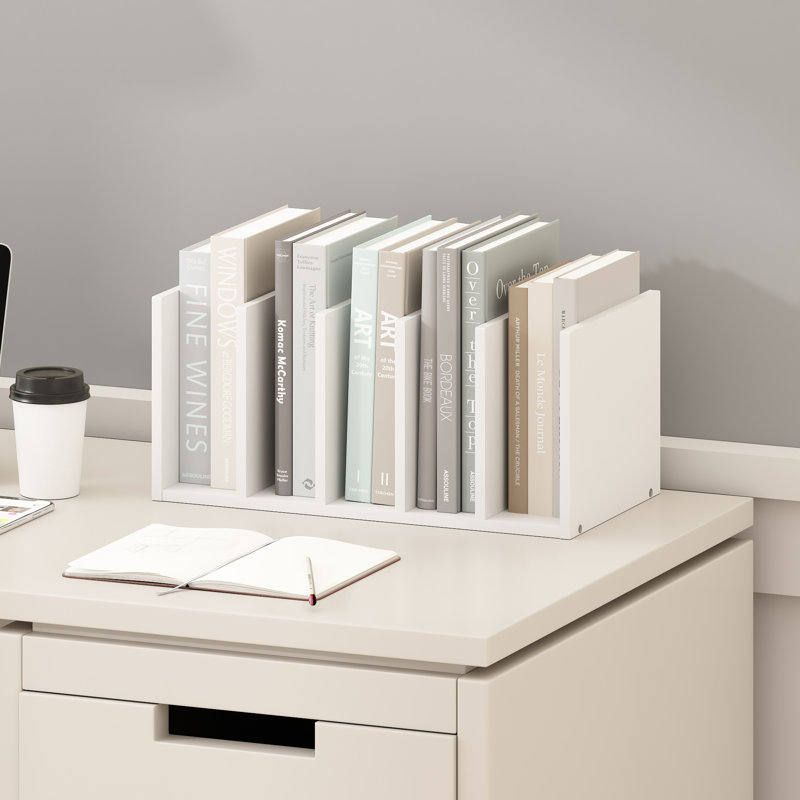 Organisateur de bibliothèque de bureau Ebern Designs Cateno