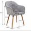 Mirakel 47cm H Velvet Upholstered Armchair-801938979