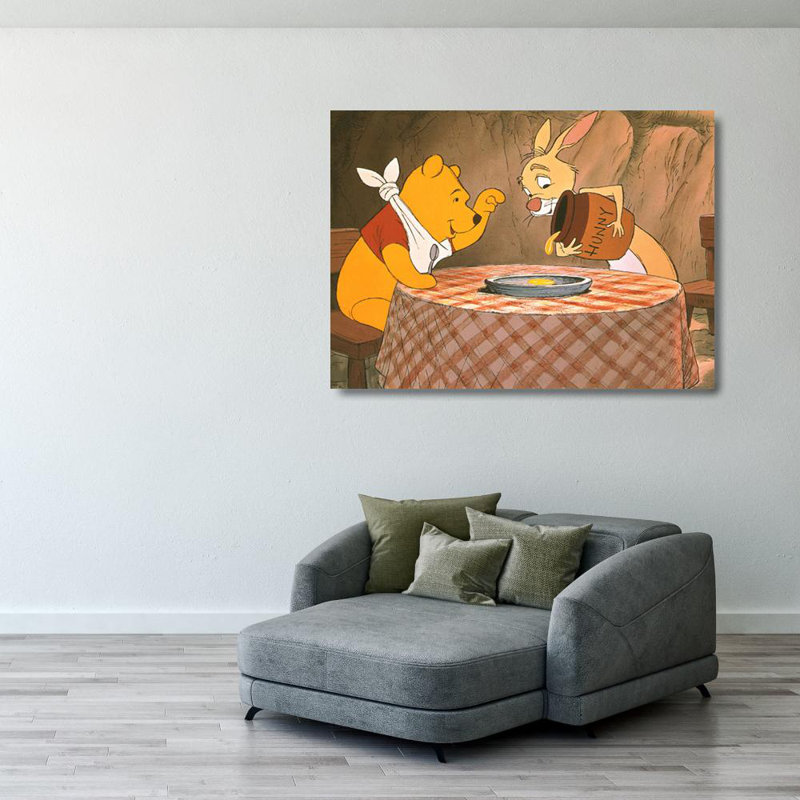 Ourson et lapin, H 28 po x l 39 po