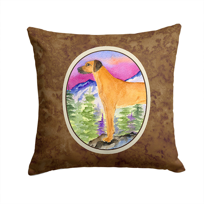 Rhodesian Ridgeback Outdoor Reversible Throw Pillow