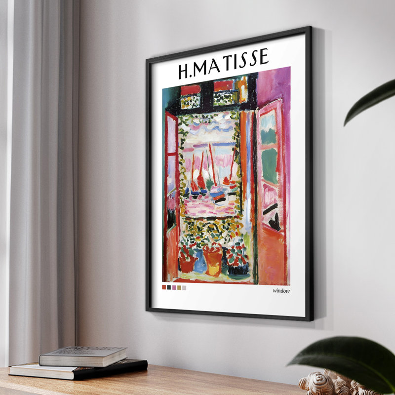 William Morris, reproduction encadrée CLxxv, H 14 po x l 11 po, Noir