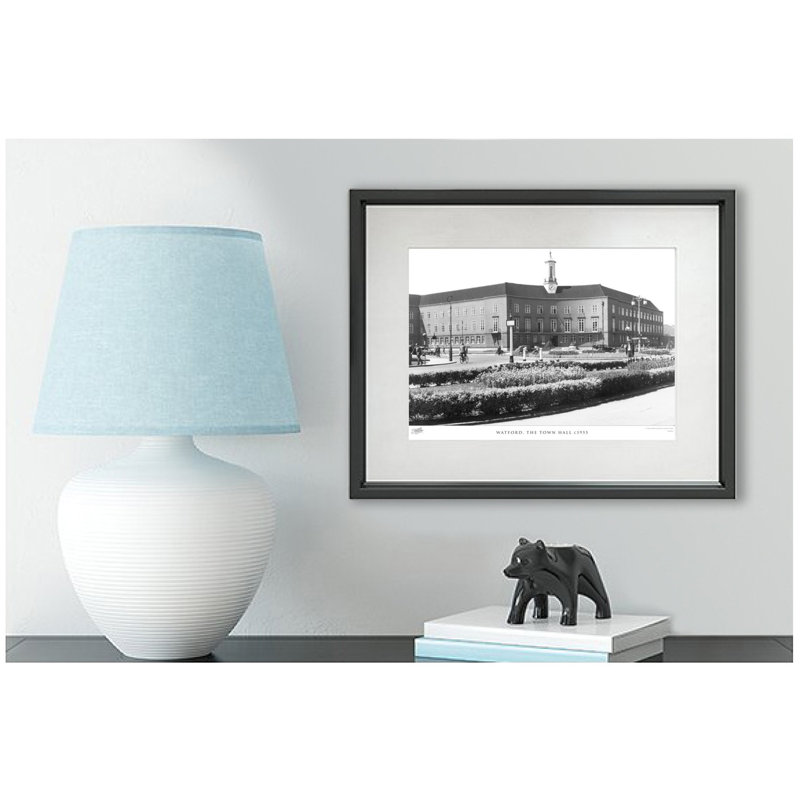 Watford, The Town Hall C1955 by Francis Frith - Single Picture Frame Print, 60cm H x 80cm W x 2.3cm D