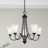 Bullis 5 - Light Steel Dimmable Chandelier-1132573849