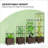 Multifunctional Mobile Planters, Durable Polypropylene, Rustic Trellis Design For Home Gardens