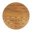 Table basse d'extérieur en bois, table ronde pour la cour arrière, pelouse, balcon-486647923