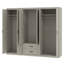 ALLINGTON 6 Door 2 Drawer Wardrobe With Mirror-113360908