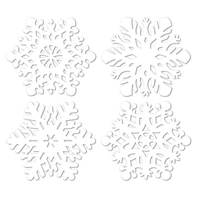 Découpes de Noël flocon de neige