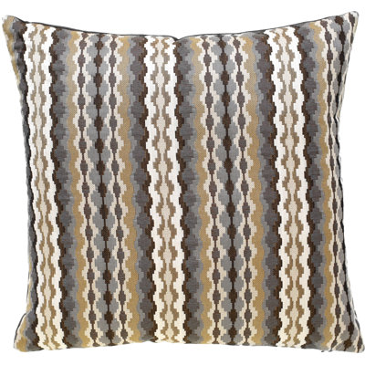 Geometric Feather Throw Pillow