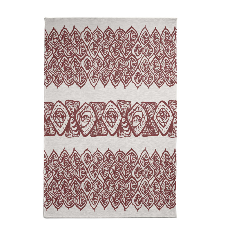 Safari Chenille Geometric Indoor Rug, Rectangle 2' x 3'
