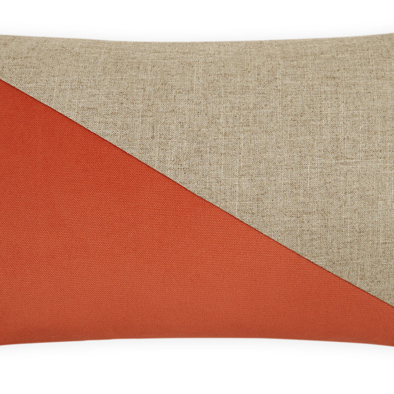 Jefferson Lumbar Pillow Cover & Insert, Mango