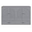 Grand lit escamotable avec grands tiroirs, gris-413015310-413015347