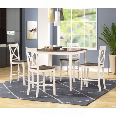 Table de pub + 4 tabourets