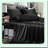 Luxury Black Silky Smooth Full Size Sheet Set - 6 Piece Deep Pocket Bedding Bundle with Fitted Sheet, Flat Sheet, and 4 Pillowcases