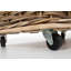 Wicker Rattan Wheeled Log Basket-272294572
