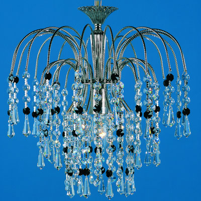 1 - Light Nickel Crystal Pendant
