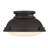 1-Light 11-in Dark Bronze Flush Mount
