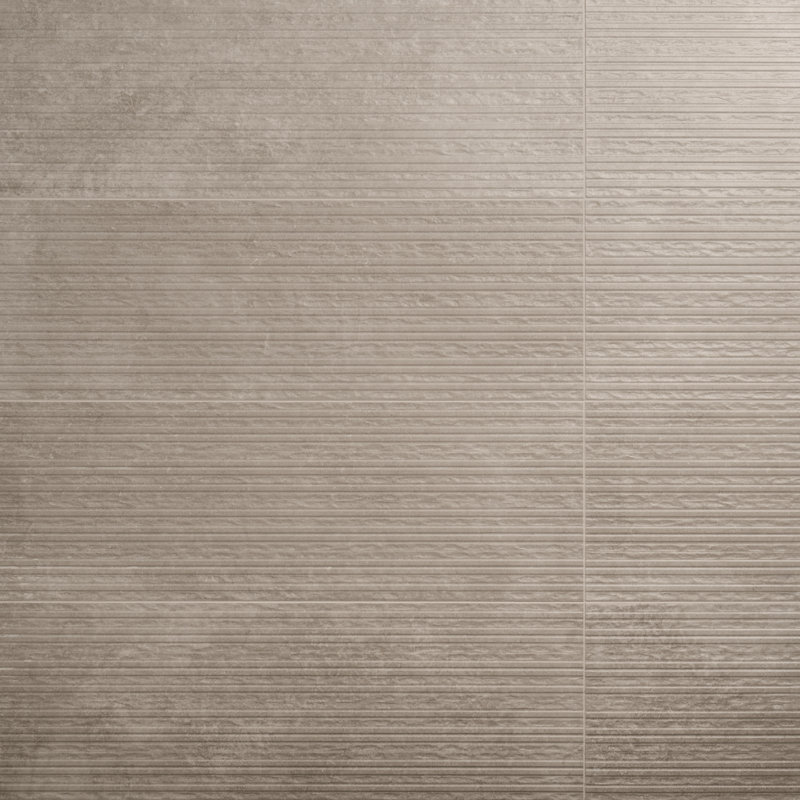Stoneside 12x36 Textured Matte Ceramic Tile, Cream Beige