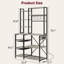 89.9cm W Metal Shelving Unit