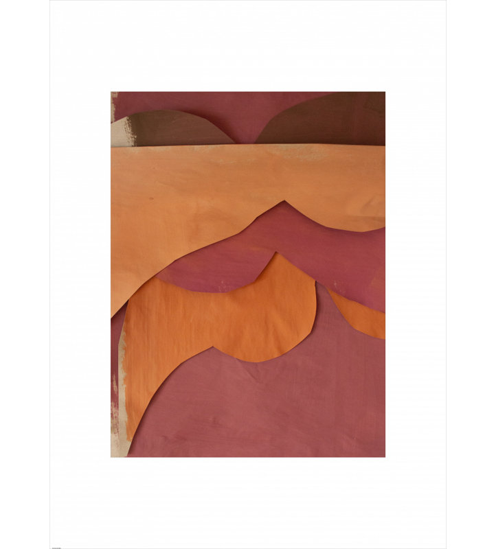 Earthy Abstract Curves by Cyrille Gulassa — Abstract Wall Art, 24 × 36, Framed Canvas, Black