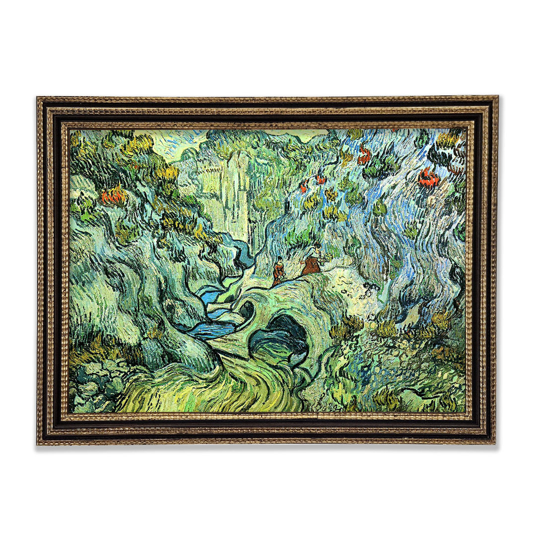 Van Gogh Die Schlucht Gerahmter Druck