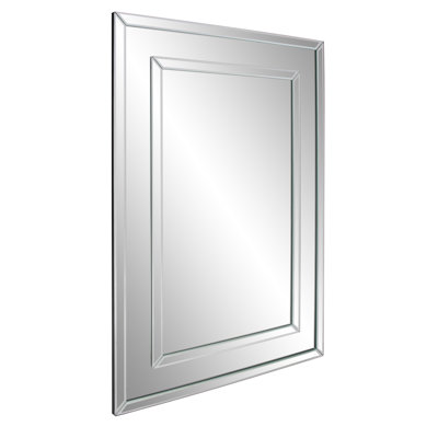 Maizah Glass Flat Wall Mirror