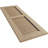 Rustic Two Equal Louver Faux Wood Shutters (Per Pair)-88968566-88968603-88968607