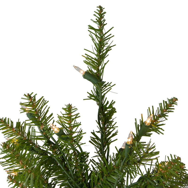 Arbre de Noël artificiel pin de Noël 4 pi avec lumières claires