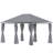 Outdoor Patio Gazebo, Canopy Shelter With 6 Removable Sidewalls & Steel Frame(Canopy)