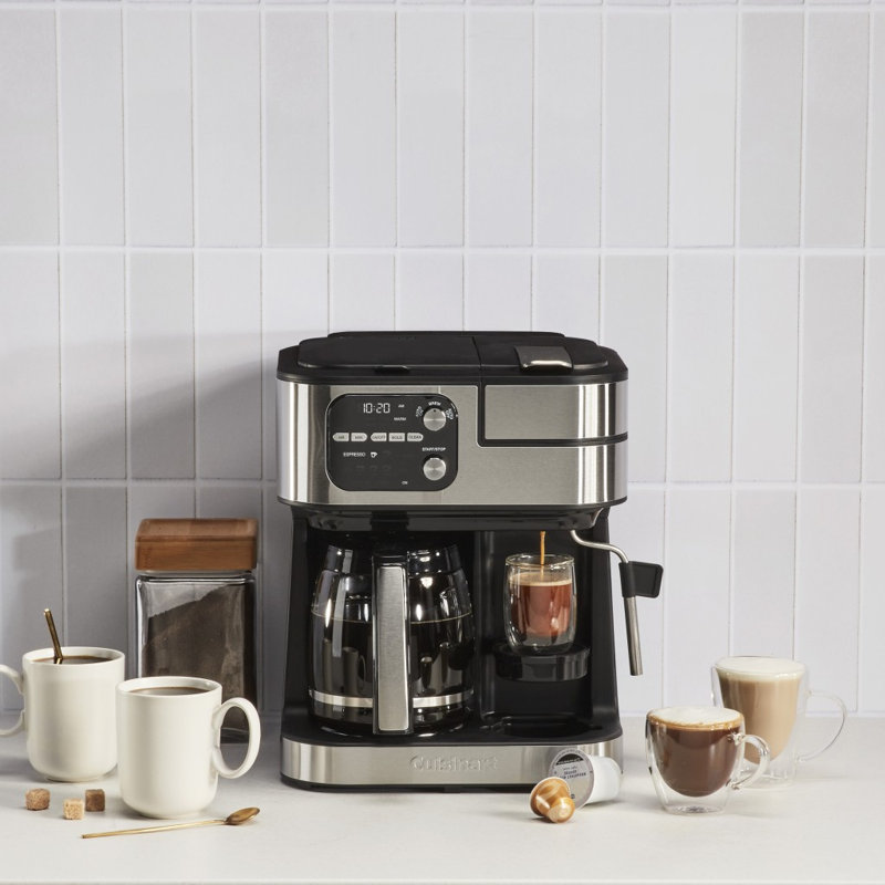 COFFEE CENTER BARISTA BAR 4-IN-1 COFFEEMAKER, Thermal, Silver Thermal, 10 cups