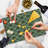 Ambesonne Mandala Cutting Board Large Size Motif Pattern Multicolor