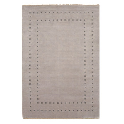 Northome Silver Handmade Wool Rug