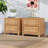Wooden Nightstand With 3-Drawer, Multifunctional End Table Side Table With Metal Handle, Storage Cabinet With Wood Legs, Set Of Two