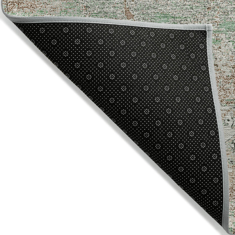 Tapis kaki Xhevrie intérieur / extérieur lavable à la machine, Rectangle 10 pi x 14 pi