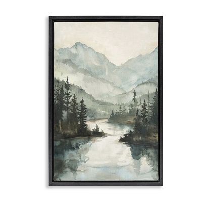  Toile vue sur la montagne par LSR Design Studio
