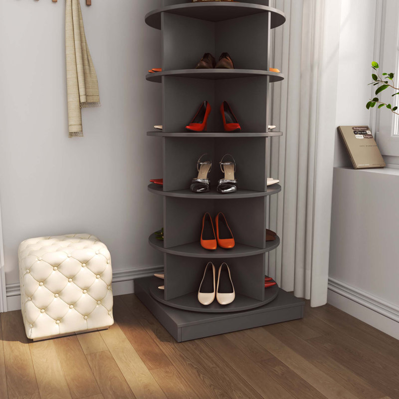 Rangement à chaussures Zrinka, Gris