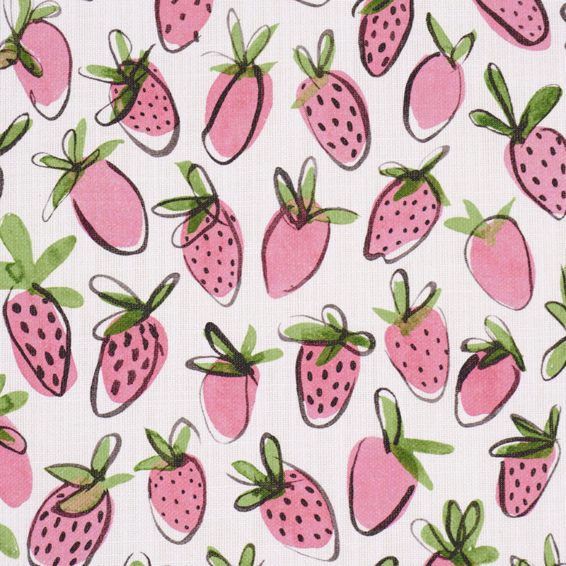 Schumacher X Studio Bon Shortcake Indoor/Outdoor Fabric, Pink