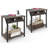 Simple Bedside Table with Open Storage Shelf, Charging Station, Easy to Assembly-200053755