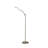 54" Nickel Adjustable LED Task Floor Lamp