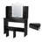 Greyden Vanity Set with LED Mirror & Stool-1464414249