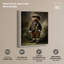 "Walled Bear II", reproduction d'art sur toile encadrée par Art Remedy, cadre en chêne naturel, 24 x 30-80958752-80958936