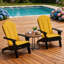 Coussin pour chaise de patio 20 po x 50 po, coussin pour chaise Adirondack avec attaches-1831114128-1831114130