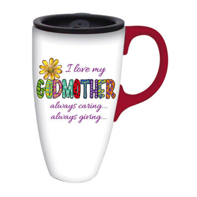 Evergreen Enterprises, Inc Earthenware Travel Mug