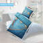 Cotton No Pattern Duvet Cover Set with Pillowcases Included