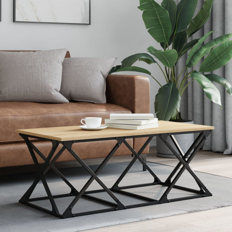 Armida Trestle Coffee Table, Sonoma Oak