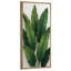 «Lush Green Tropical Leaves Botanical Extra Large», reproduction d'art sur toile encadrée-126313926-126313925