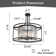 Rigdel 4 - Light Dimmable Drum Chandelier