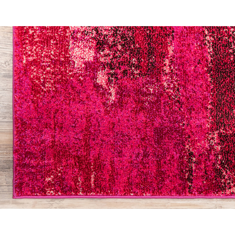 Rizer Washable Abstract Indoor Rug, Rectangle 7'1" x 10'