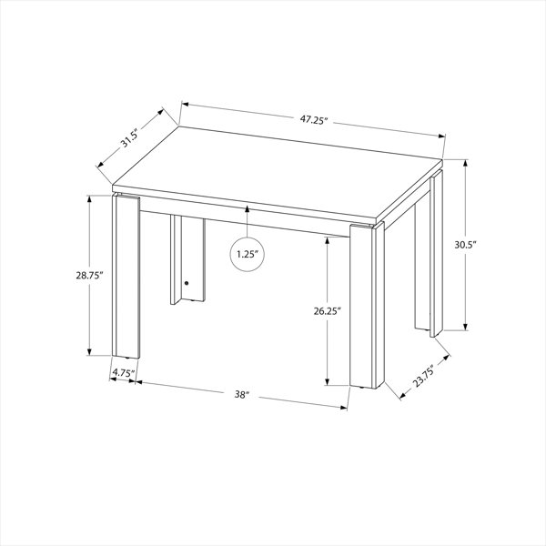 Dimensions du produit